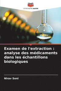 bokomslag Examen de l'extraction