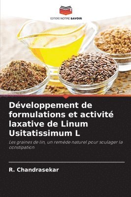 bokomslag Développement de formulations et activité laxative de Linum Usitatissimum L