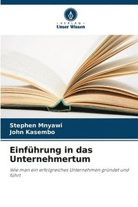 bokomslag Einführung in das Unternehmertum