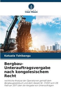 bokomslag Bergbau-Unterauftragsvergabe nach kongolesischem Recht
