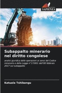 bokomslag Subappalto minerario nel diritto congolese