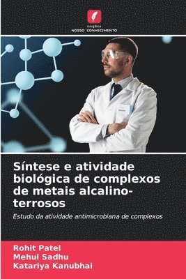 bokomslag Síntese e atividade biológica de complexos de metais alcalino-terrosos