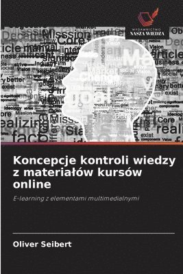 bokomslag Koncepcje kontroli wiedzy z materialów kursów online