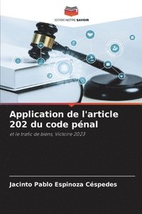 bokomslag Application de l'article 202 du code pénal
