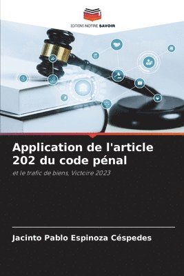 bokomslag Application de l'article 202 du code pénal