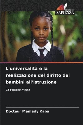 bokomslag L'universalità e la realizzazione del diritto dei bambini all'istruzione
