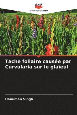 Tache foliaire causée par Curvularia sur le glaïeul