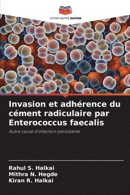Invasion et adhérence du cément radiculaire par Enterococcus faecalis