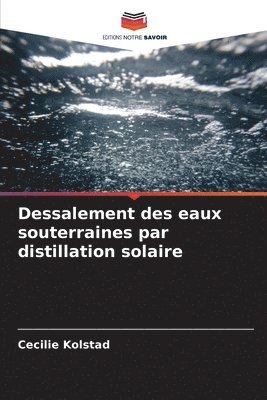Cecilie Kolstad - Dessalement des eaux souterraines par distillation solaire, Häftad