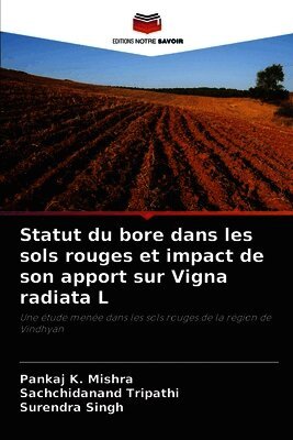 Pankaj K Mishra, Sachchidanand Tripathi, Surendra Singh - Statut du bore dans les sols rouges et impact de son apport sur Vigna radiata L, Häftad