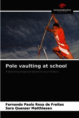 Pole vaulting at school