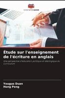 Étude sur l'enseignement de l'écriture en anglais