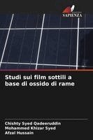 Chishty Syed Qadeeruddin, Mohammed Khizar Syed, Afzal Hussain - Studi sui film sottili a base di ossido di rame, Häftad