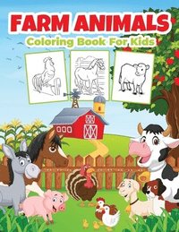 bokomslag Farm Animals Coloring Book for Kids