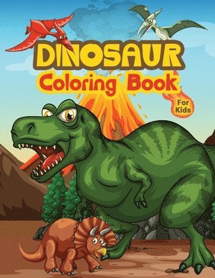 bokomslag Dinosaur Coloring Book For Kids