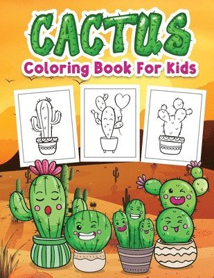 Cactus Coloring Book for Kids 1