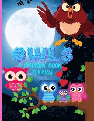 bokomslag Owls Coloring Book for Kids