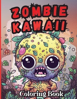 bokomslag Zombie Kawaii Coloring Book