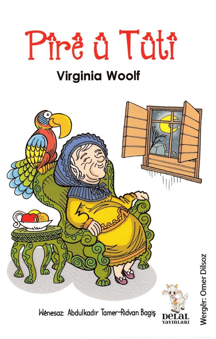 Virginia Woolf - Änkan och Papegojan (Kurdiska), Häftad