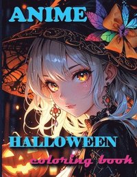 bokomslag Anime Halloween Coloring Book