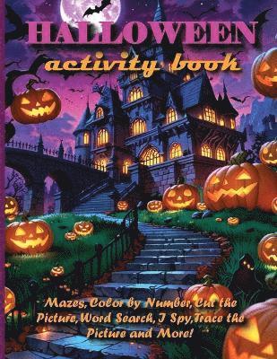 bokomslag HALLOWEEN Activity Book For Kids 5+