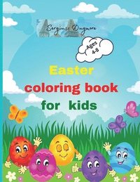 bokomslag Easter coloring book for kids: Beautiful Easter coloring book for kids 2-5,4-8 happy easter eggs Happy easter activity book for kids Easter day color