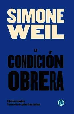 Simone Weil - condición obrera, Häftad