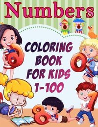 bokomslag Numbers  Coloring Book For  Kids 1-100