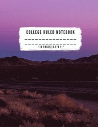 bokomslag College Ruled Notebook: College Ruled Notebook for Writing for Students and Teachers, Girls, Kids, School that fits easily in most purses and