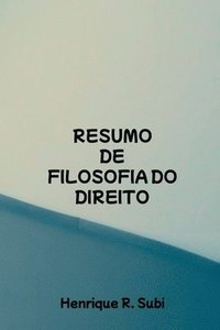 bokomslag Resumo De Filosofia Do Direito