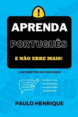 bokomslag Aprenda Português E Não Erre Mais!