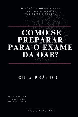 bokomslag Como Se Preparar Para O Exame Da Oab?