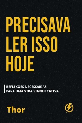 bokomslag Precisava Ler Isso Hoje