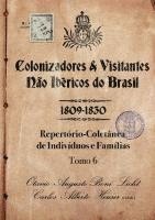 bokomslag Colonizadores E Visitantes Não Ibéricos Do Brasil - 1809-18