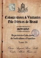 bokomslag Colonizadores E Visitantes Não Ibéricos Do Brasil - 1809-18