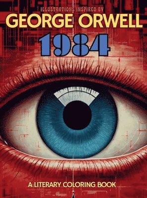 Literary Coloring Book Inspired by George Orwell's 1984 novel