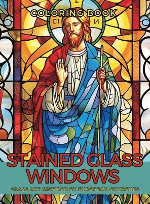 bokomslag Stained Glass Windows Coloring Book