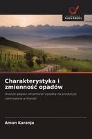 Amon Karanja - Charakterystyka i zmiennośc opadów, Häftad