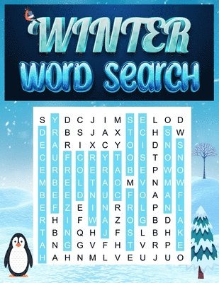 bokomslag Winter Word Search: Word Search Book for Adults - Large Print Big Word Searches Puzzle Book - 100 Mixed Word Search Find Words Books