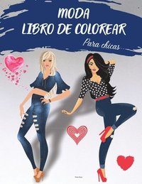 bokomslag Moda Libro De Colorear Para Chicas