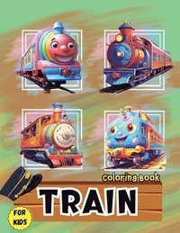 bokomslag Train Coloring Book for Kids
