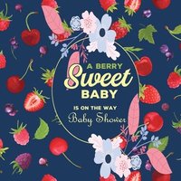 bokomslag A Berry Sweet Baby is On The Way baby shower guest book