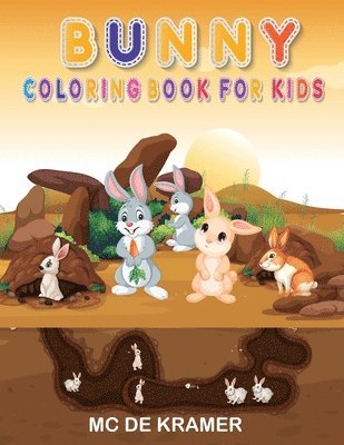 Bunny coloring book for kids 1