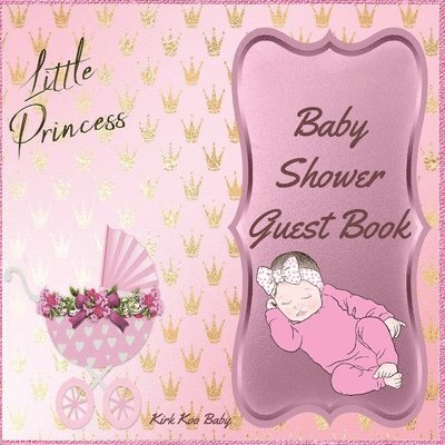 Little Princess Baby Girl Shower Guest Book 1