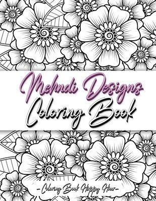 Mehndi Design Coloring Book 1