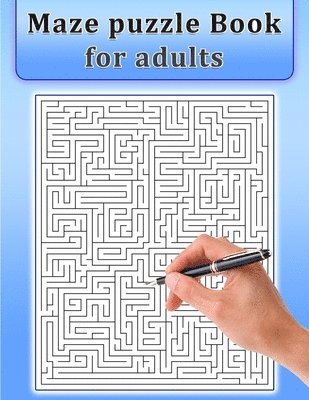 Maze Puzzle Book for Adults 1