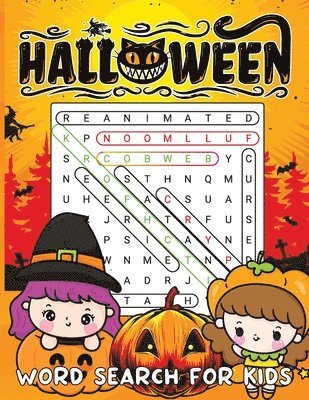 bokomslag Halloween Word Search for Kids