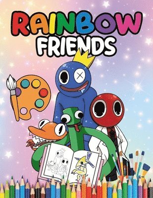 bokomslag Rainbow Friends coloring book