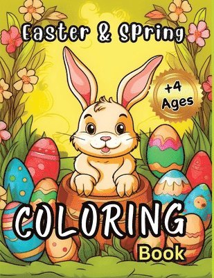 bokomslag Easter & Spring Coloring Book 4+