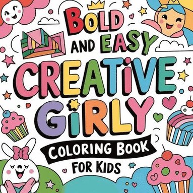 bokomslag Creative Girly Coloring Book for Kids